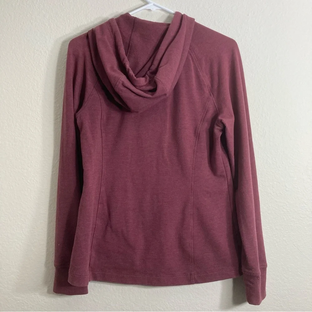 REI Zip Hoodie - Maroon - Women’s Medium - Picture 6 of 6